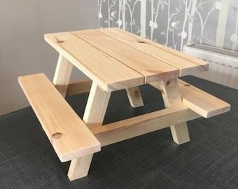 Afternoon Tea Mini Picnic Bench/Table Cake Stand