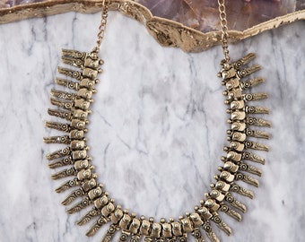 Decorated Collar Necklace