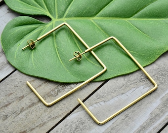 Square Hoop Earring