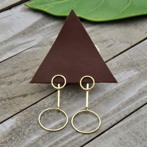 Open Circles Ear Jacket