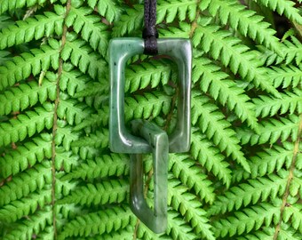 Sierra Jade Carving // Pendant Necklace // Natural Untreated California Nephrite Jade // Hand Carved // 35th Anniversary