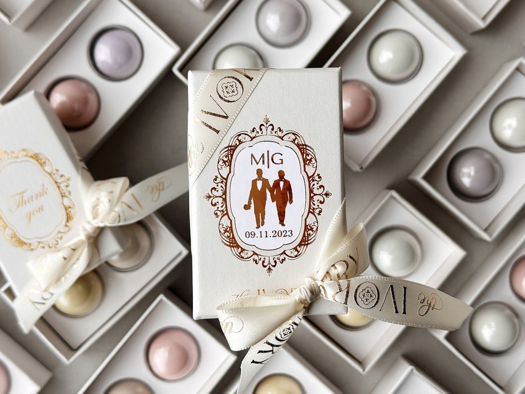 Personalized Gay Wedding Favors for Guests Mr and Mr Gifts, Custom