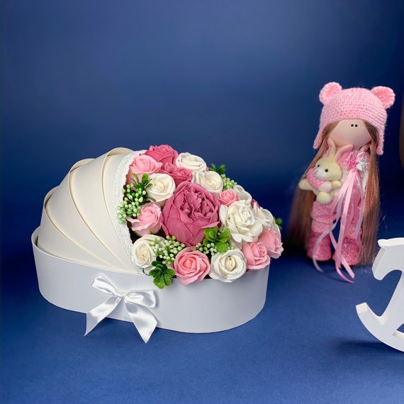 Petal Rose Flower Soap Baby Shower Decoration Bouquet Gift Etsy