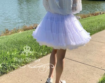 Ultra flauschiger Petticoat, glatt und weich, Lolita Soft Tutu Rock Petticoat, zwei Größen, die die Taille 71 - 59 Zoll bedecken