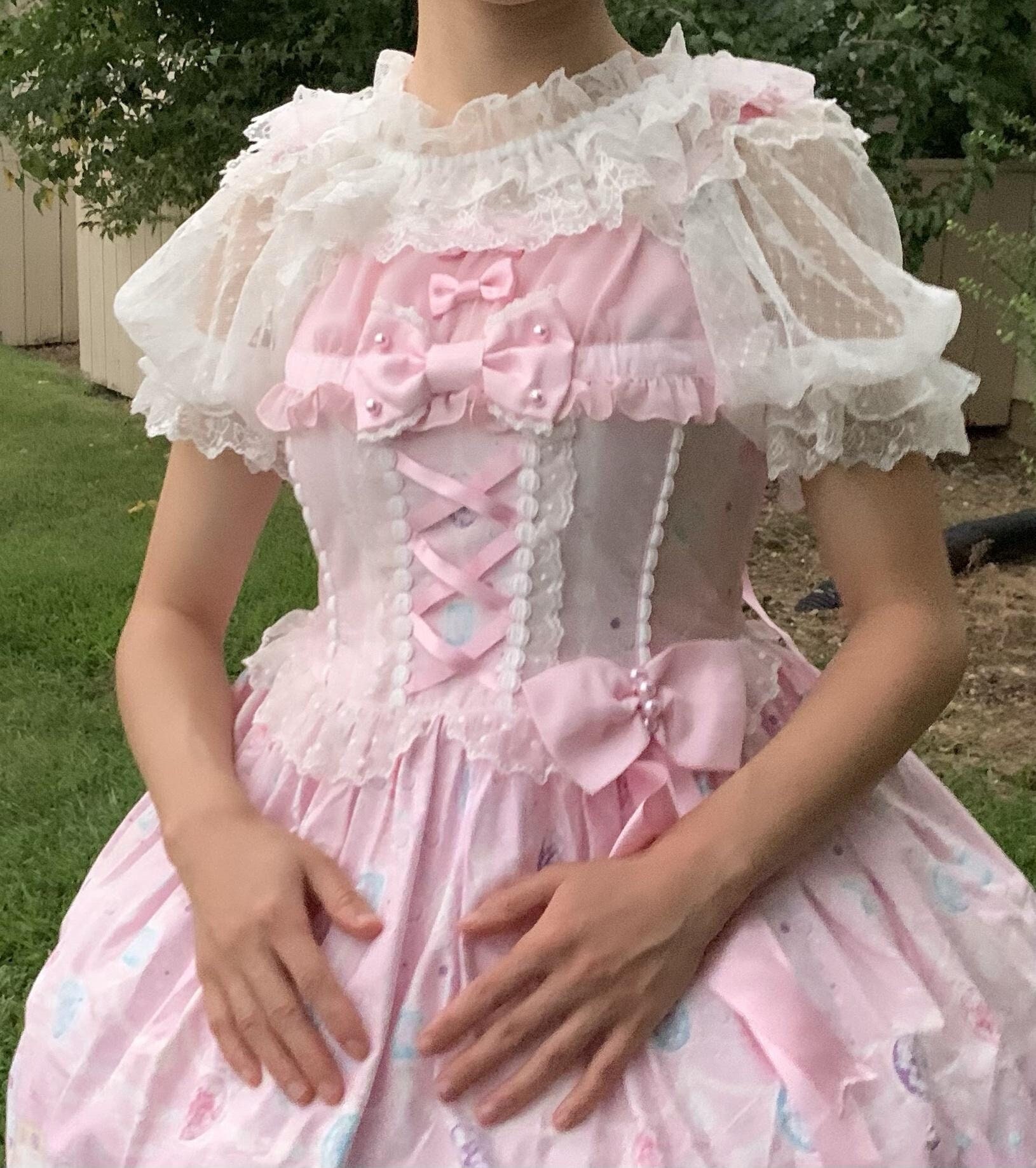 NightWhisper Original Lace Blouse- Lace Bunny Blouse, Lace Blouse,  Bow pattern Blouse