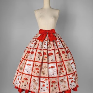 Mushroom Skirt- Long Version, size S-8XL