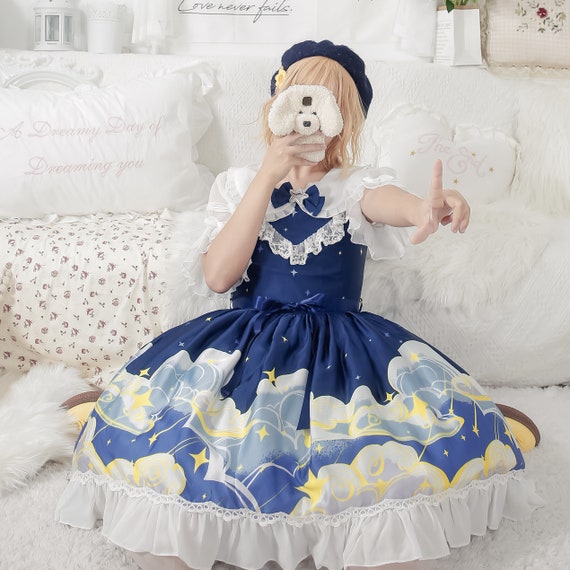 starry lolita dress