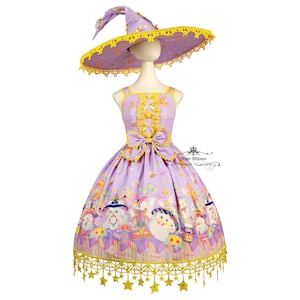 Ready to Ship, Puppy Witch Party dress, jsk, Sweet Halloween