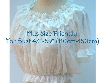 plus size lolita blouse