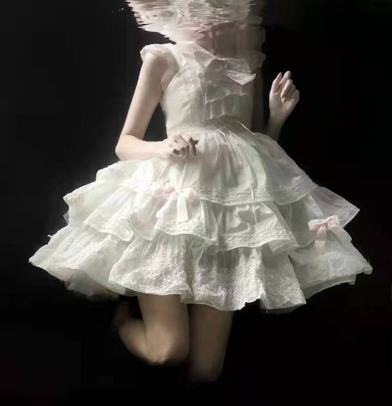 Color Pink Lace Classic Lolita Dress 