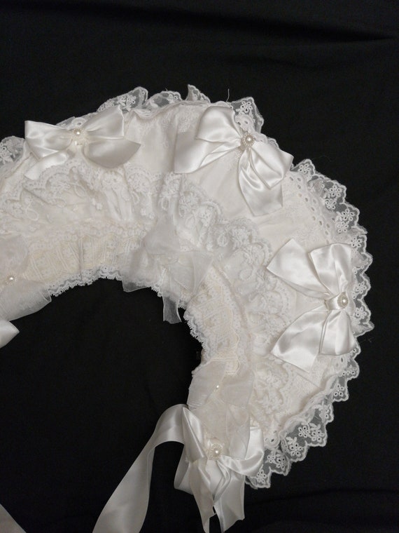Ready to Ship-lolita Rococo, Vintage Bonnet, Bnt,bonnet, Handmade