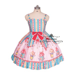 Robe d'été crème glacée, Lolita murmure de la nuit, Lolita grande taille