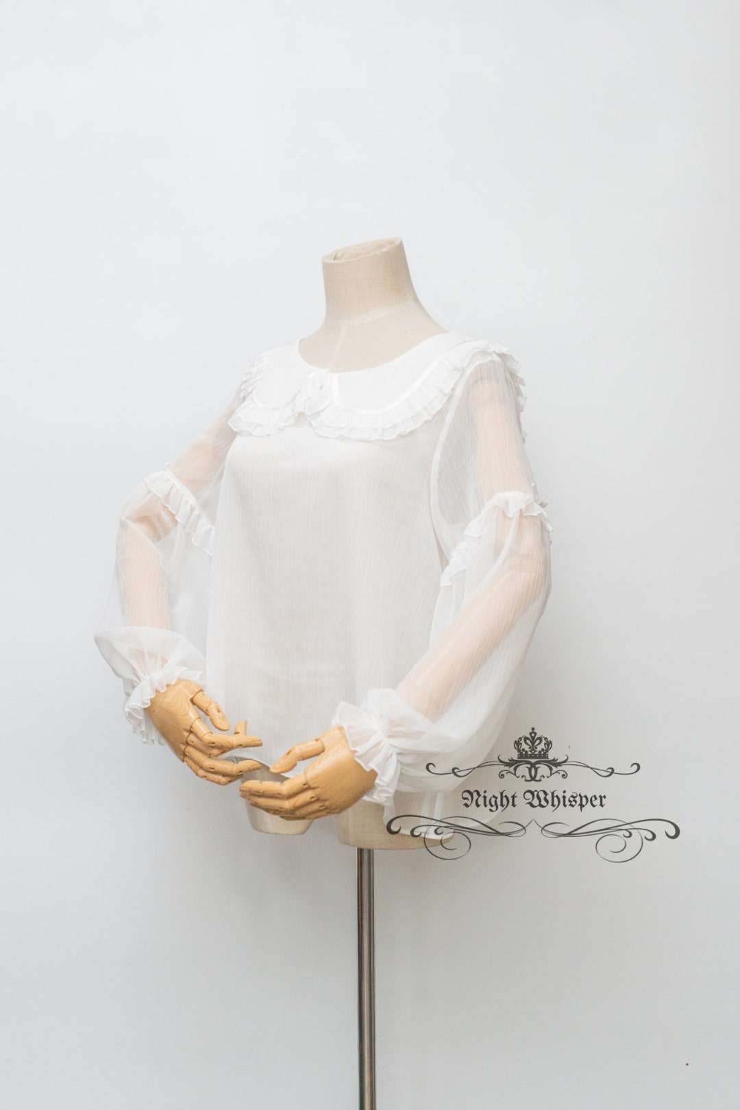 【ArimCloset】 lovely lace sailor cotton pure T〜ブラウス Womens Lace Crochet Eyelet Tops Flowy Short Sleeve Plus Size