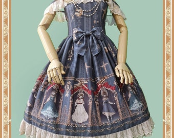 Ready to Ship, lolita dress, Marionette Doll, Infanta, lolita jsk