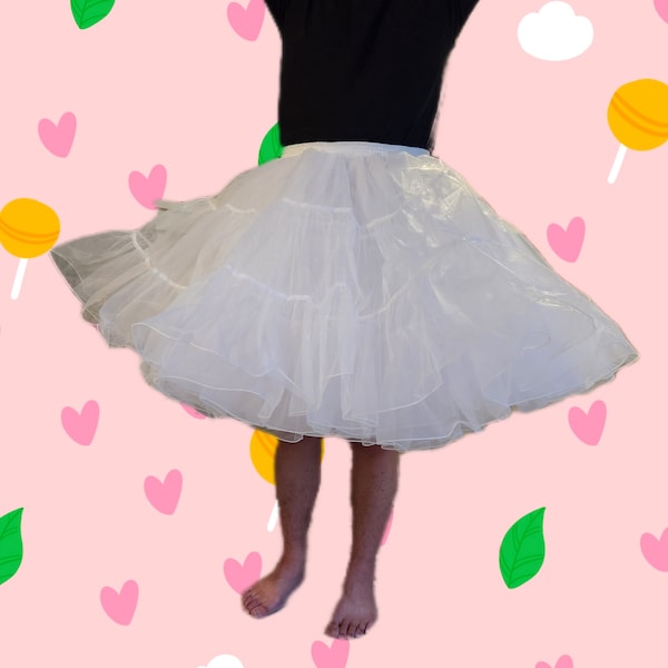 23.6 "(60cm) Länge, Super Puffy, 4-lagiger Petticoat