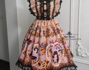 Pre-Order Halloween Kitty jsk, halloween costume