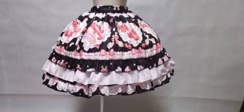Sweet Cherry, Lolita Skirt, Custom Dress, Sweet Lolita image 2