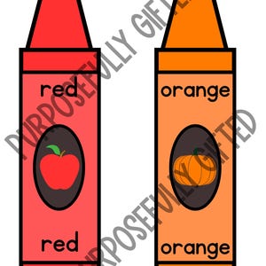 Pósteres en color de crayón imprimibles JUMBO para el aula, aula de primaria