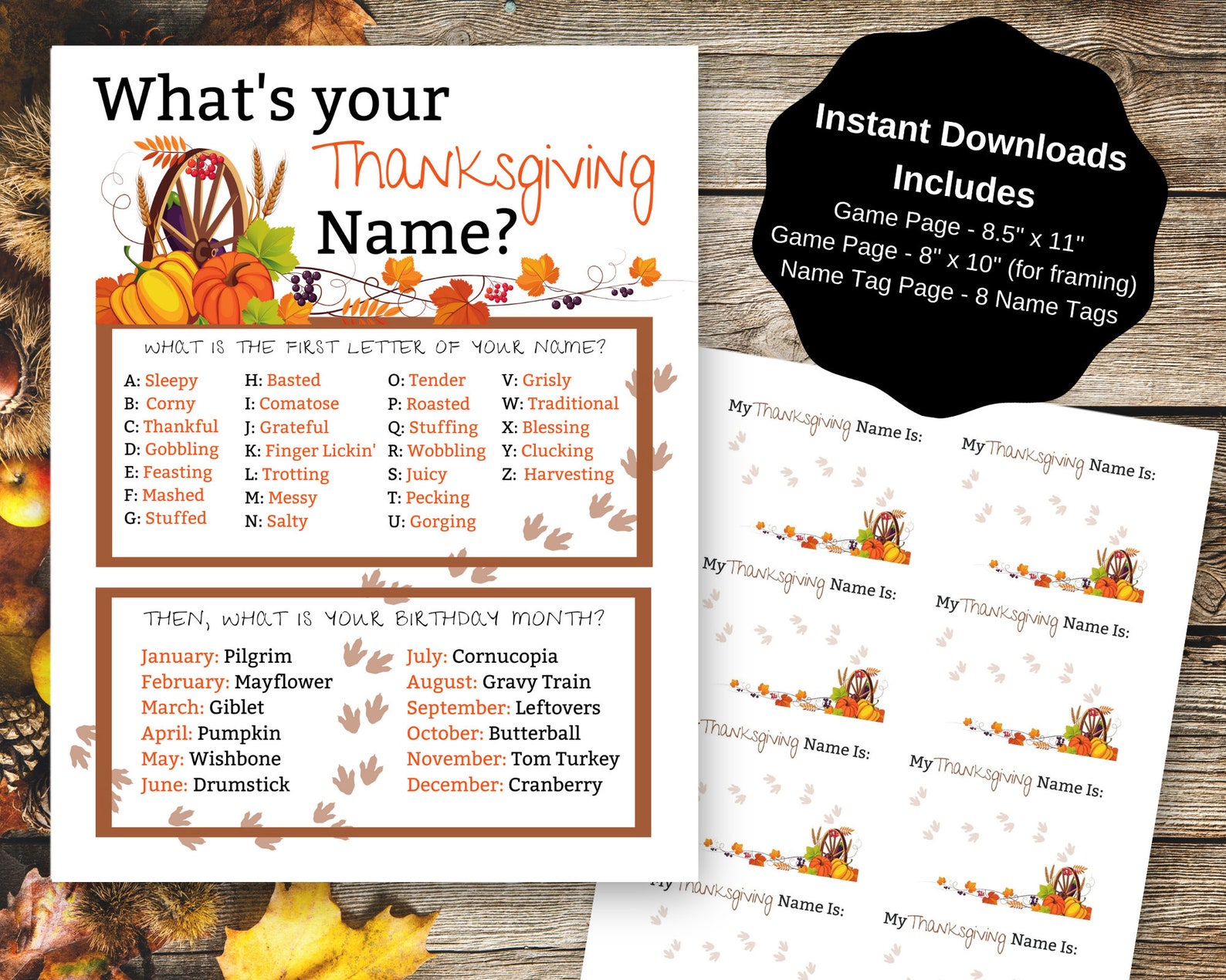 Thanksgiving plate sale
