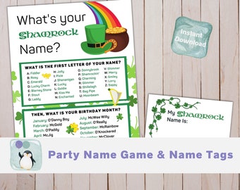 Shamrock Party Game | St. Patricks Day Party Game | St Patricks Day Classroom School Party Game