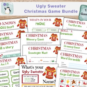 Ugly Christmas Sweater Party Printable