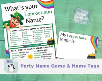 Leprechaun Party Game for a little luck of the Irish for St. Patrick's Day Party! Fun Office Party or St. Pattys Classroom School Party Game