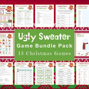 Ugly Christmas Sweater Party Printable