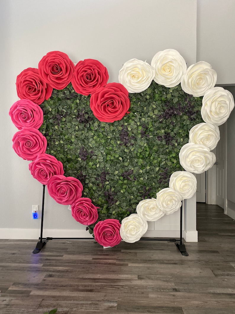 Hand made Foam Flowers Home and Wedding Decoration Arch Stand Etsy