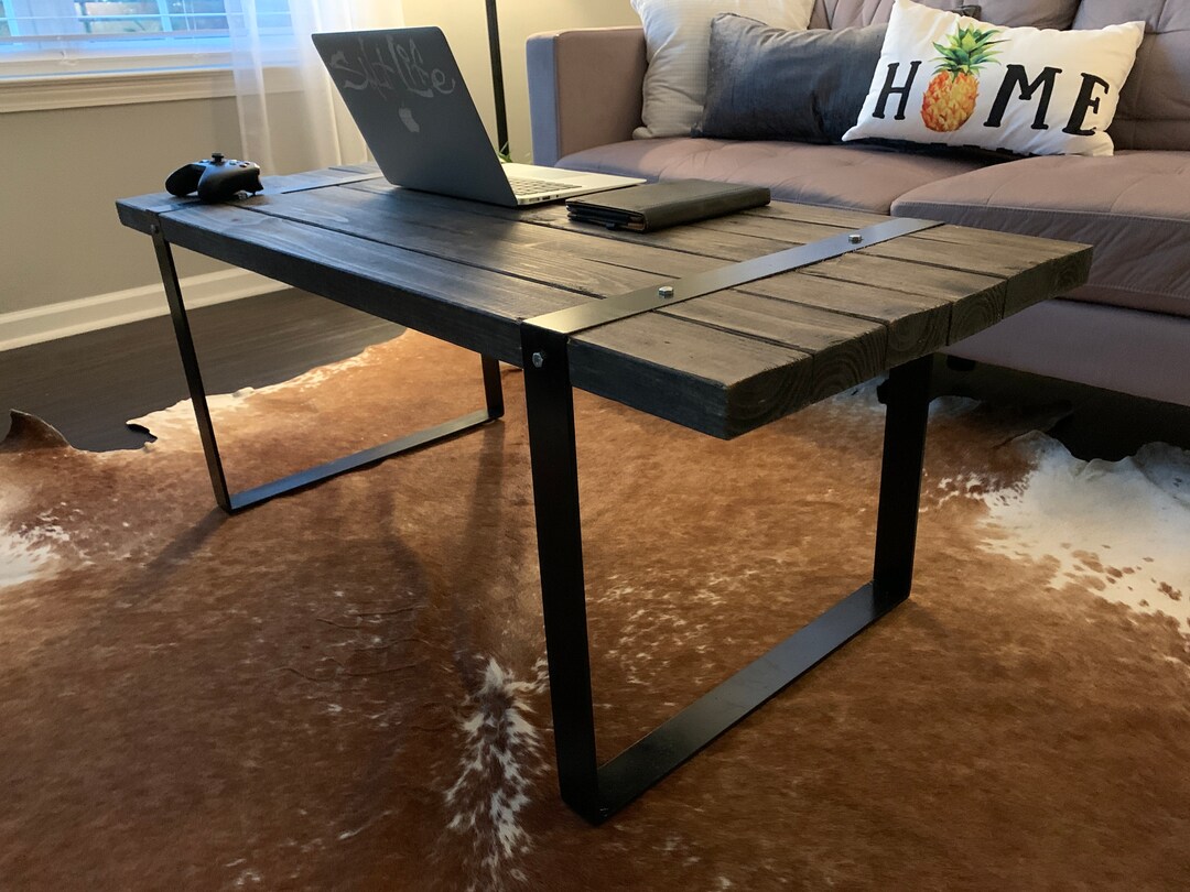 Industrial Modern Coffee Table Etsy