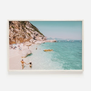 Greece Wall Art, Beach Photography, Rhodes Print, Rhodes Beach Photo, Travel Poster, Rhodes Greece, Downloadable Print, Beach Wall Art Print