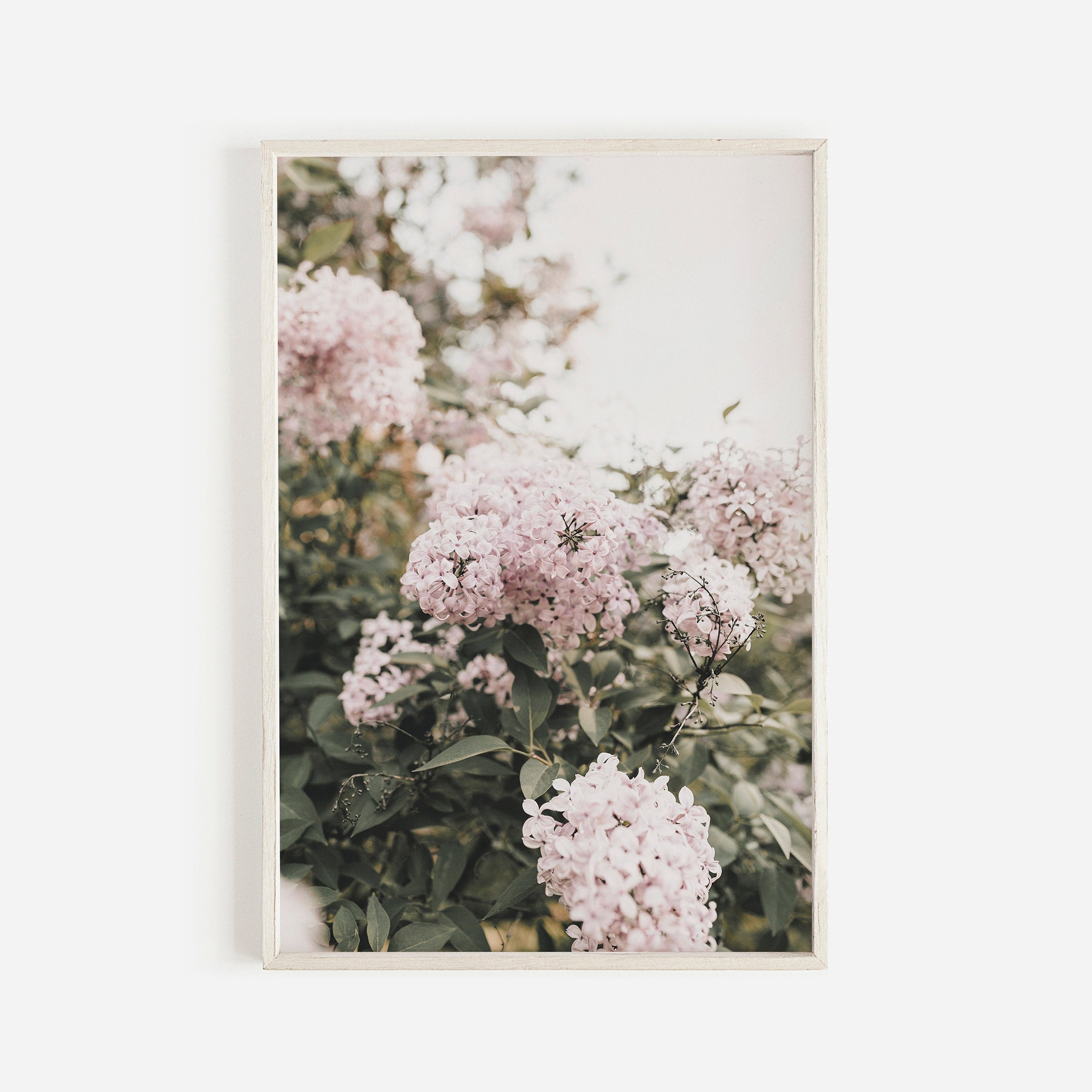 Hydrangea Print Set Pastel Floral Wall Art Set of 2 Prints - Etsy