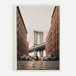 Williamsburg Bridge Print, New York City Wall Art, Bridge Photography, New York Architecture, Bridge Photography, Architectural City Print