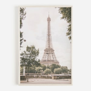 Neutral Paris Print, Eiffel Tower Photo, Paris Decor, Paris Photography, Eiffel Tower Print, Architectural Print, Paris France Wall Art