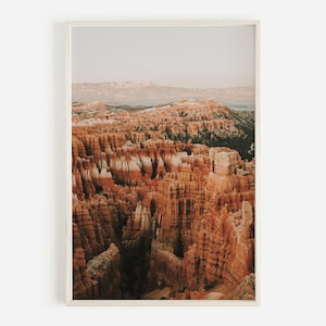 Bryce Canyon Print, Utah Desert, National Park Print, Utah Desert Wall Art, Landscape Photography, Orange Canyon Print, Downloadable Print