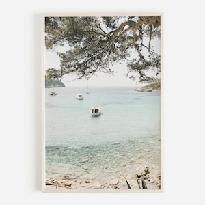 Capri Print, Amalfi Coast, Italy Wall Art, Capri Italy Photography, Lonely Beach Print, Amalfi Coast Print, Downloadable Print