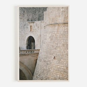 Architecture Wall Art, Croatia Decor, Fine Art Print, Printable Art, Croatia Print, Dubrovnik Print, DIY Wall Art