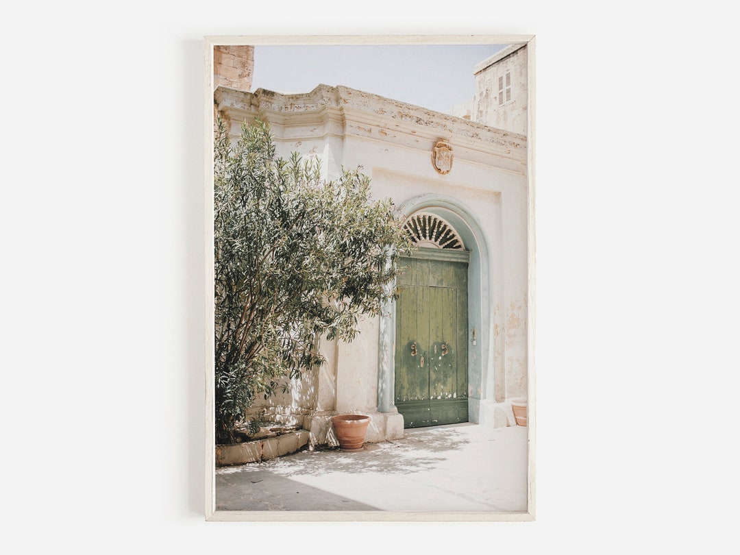 Olive Door Print, Puglia Wall Art, Italy Photography, Olive Tree Print