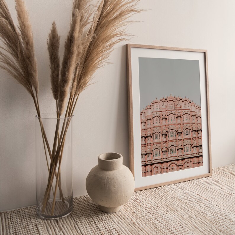 India Architecture Print, Boho Wall Art, Jaipur Print, India Photography, India Travel, Downloadable Print, Printable Art image 4