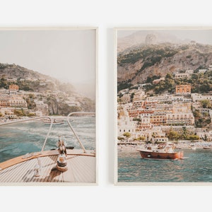 Positano Italy Prints, Italy Print Set, Amalfi Coast Wall Art, Positano Print Set, Amalfi Wall Art, Italy Aesthetic, Downloadable Prints