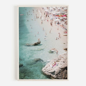 Hvar Beach Print, Croatia Coast Print, Coastal Wall Art, Printable Art, Downloadable Print