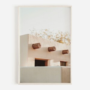 Architecture Wall Art, Adobe House Photo, Moroccan Print, Downloadable Print, Neutral Wall Art, Printable Art