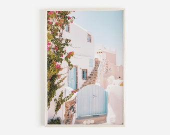 Santorini Print, Santorini Wall Art, Greece Printable Art, Santorini Print Download, Greece Digital Print, Santorini Architecture Print