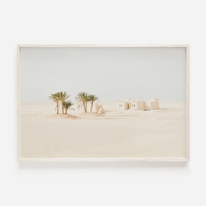 Morocco Desert Wall Art, Desert Oasis Print, Moroccan Landscape, Downloadable Print, Desert Wall Art, DIY Wall Art