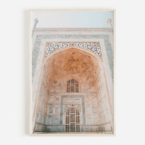 Moroccan Door Print, Architectural Print, Moroccan Wall Art, Pastel Wall Art, Printable Art, Downloadable Print
