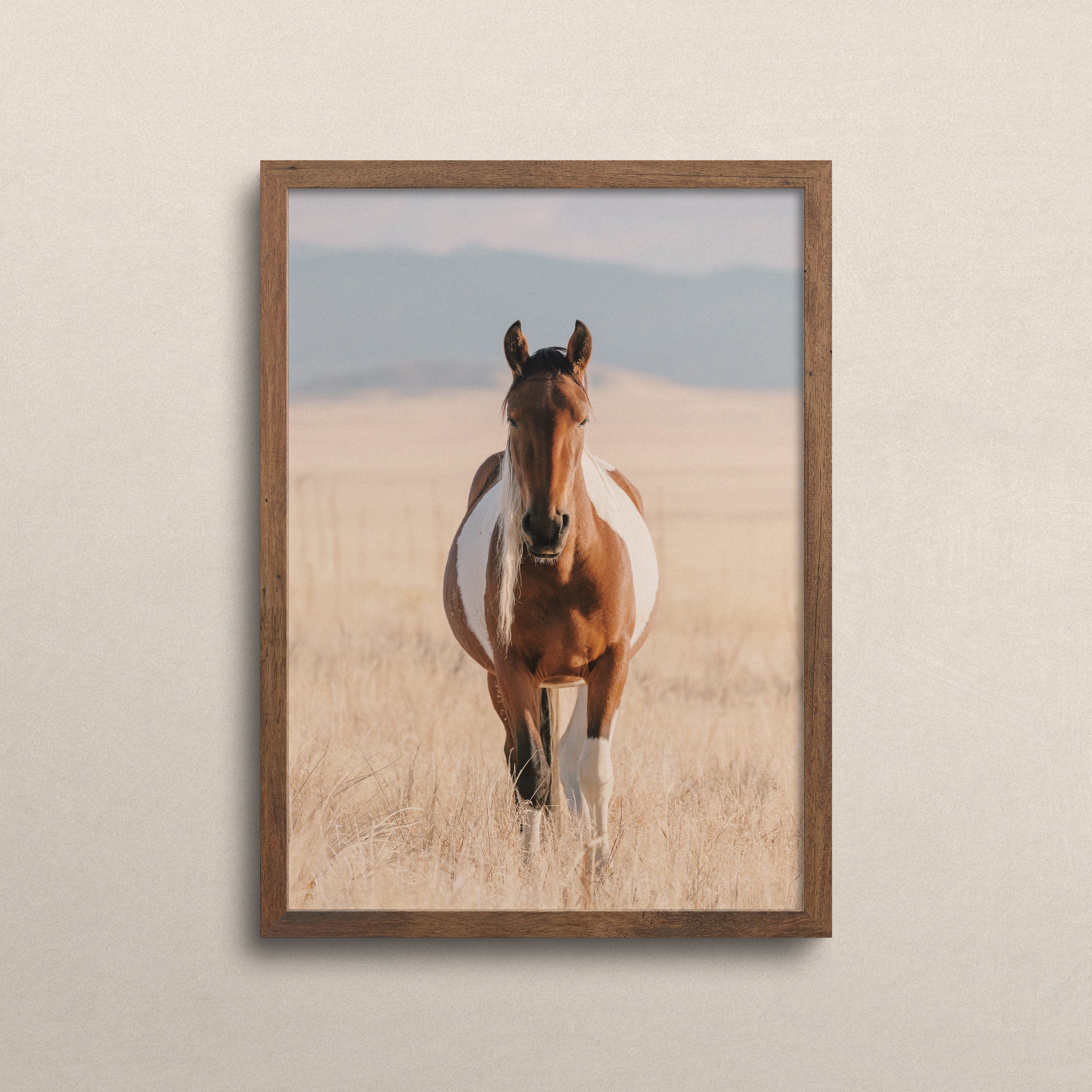 Western Horse Wall Art Wild Horse Print Cowboy Wall Art Etsy