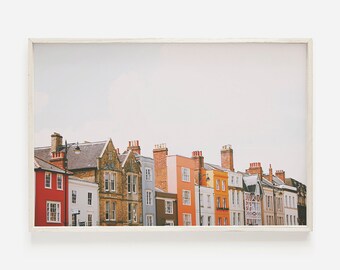 Amsterdam Wall Art, City Photography, Travel Amsterdam, Amsterdam Houses, Dutch Travel Poster, Architecture Art Print, Boho Bedroom Decor