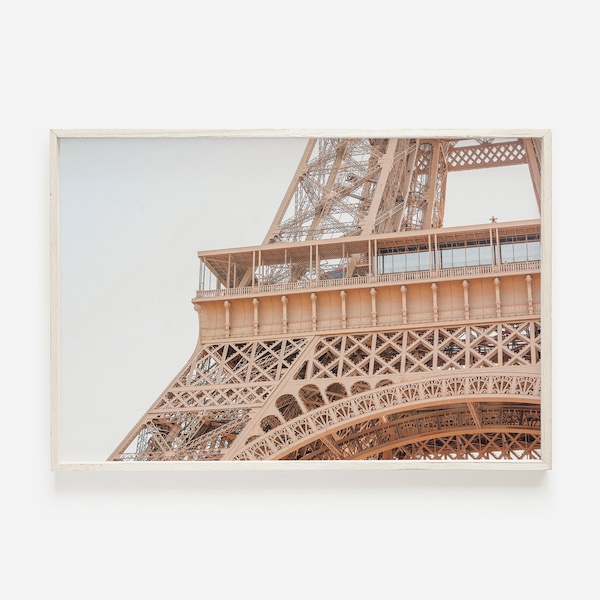 Eiffel Tower Wall Art, Paris Print, Eiffel Tower Photography, Paris Aesthetic, French Decor, Paris Architecture