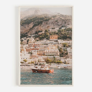 Positano Italy Prints, Amalfi Print Set, Set of 3 Prints, Amalfi Coast Wall Art, Positano Printable, Italy Poster Set, Boho Decor, 3 Prints image 4