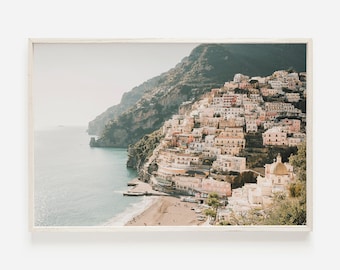 Positano Wall Art, Italian Coast, Amalfi Coast Photography, Italy Wall Art, Italian Beach Print, Positano Photo, Downloadable Print