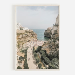 Italian Beach Print, Amalfi Coast Wall Art, Aerial Beach Print, Italy Wall Art, Beach Print, Positano Wall Art, Downloadable Print